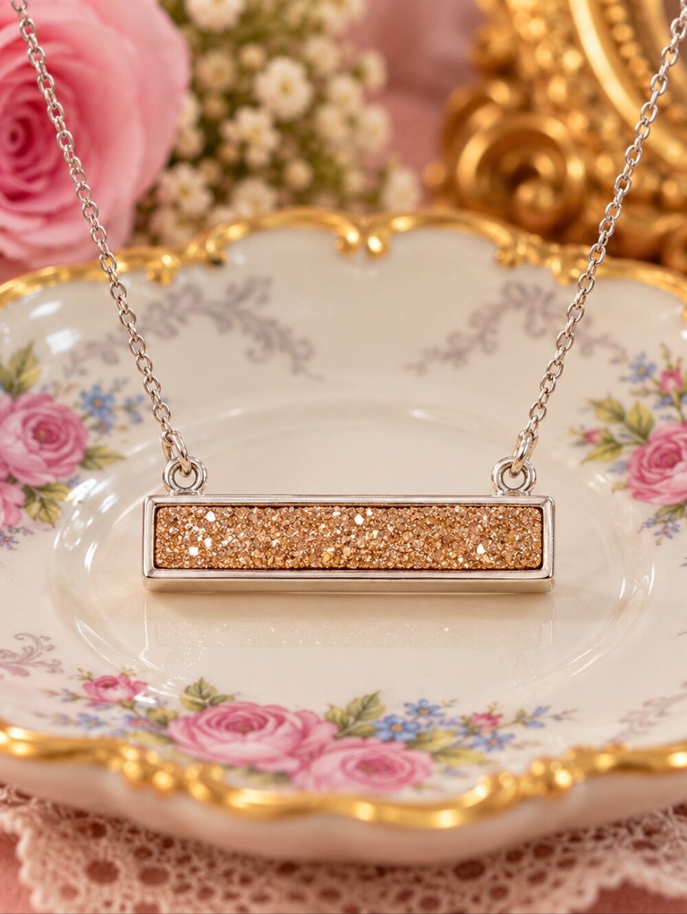 Plunder Gold Bar Necklace